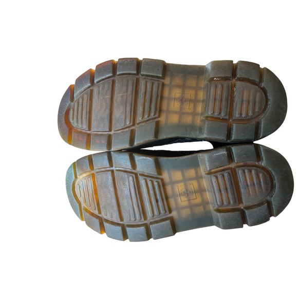 Dr Martens Combs Black Canvas‎ Combat Boots Mens Womens Size 7 US L - Picture 2 of 10